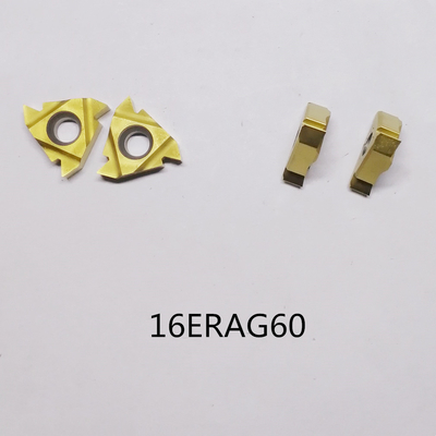 16ERAG60 금빛 무쇠 삼각 스레드 카바이드 삽입재